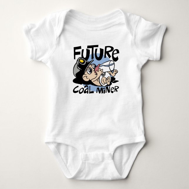 FUTURE COAL MINER BABY BODYSUIT (Front)