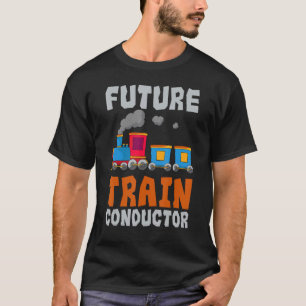 Future Conductor Train Express Transport Freight R T-Shirt