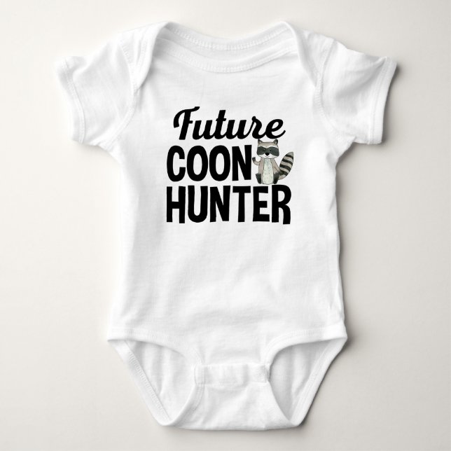 Future Coon Hunter Baby Bodysuit (Front)