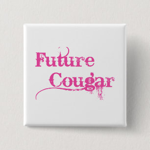 Future Cougar 2 Inch Square Button
