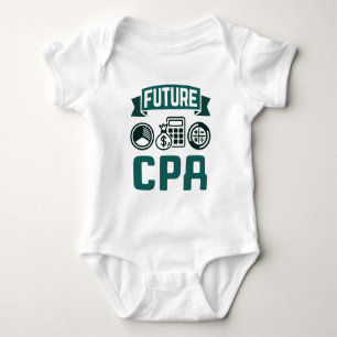 Future CPA Accounting Graduation Baby Bodysuit