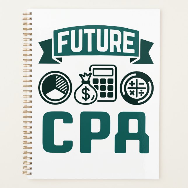 Future CPA Accounting Graduation Planner (Front)