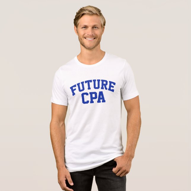 Future CPA Future Accountant Tri-Blend Shirt (Front Full)