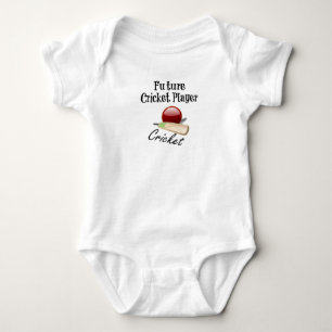 Future Cricket Player Baby Bodysuit