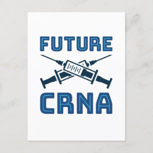 Future CRNA Nurse Anesthetist Postcard
