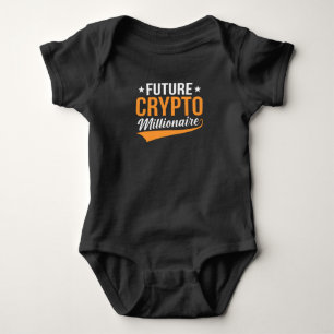 Future Crypto Millionaire Be a Millionaire Day Baby Bodysuit