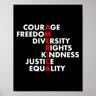 Future Culture Apparel Uni Adults Black Anti Trump Poster