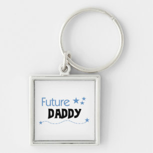 Future Daddy Gifts Keychain