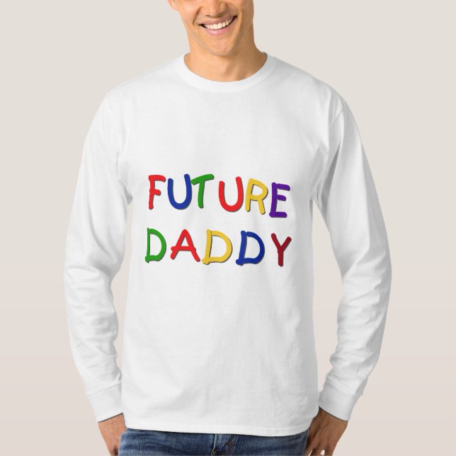 Future Daddy Primary Colours Tshirts and Gifts (Front)
