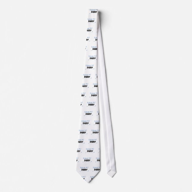 Future Daddy Tshirts and Gifts Tie (Front)