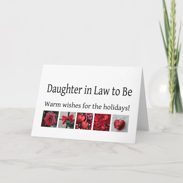 future daughter in law  Merry Christmas card (Front)