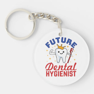 Future Dental Hygienist RDH Keychain
