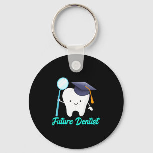 Future dentist graduation dental hygiene school keychain