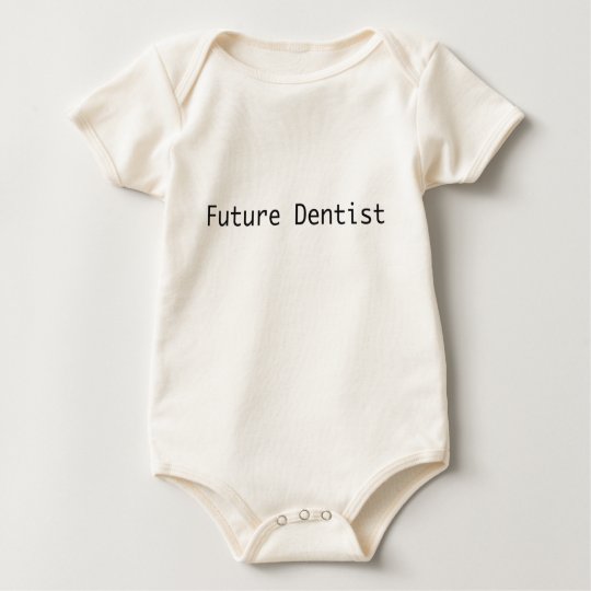 Future_Dentist Organic Baby Bodysuit