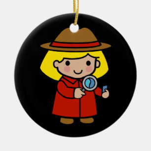 Future Detective / Forensic Scientist / P.I. Ceramic Ornament