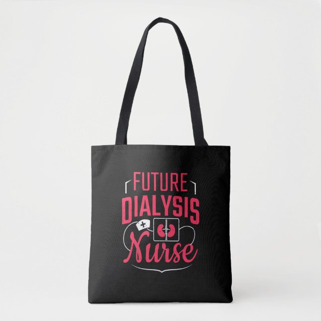 Future Dialysis Nurse Nephrology Nursing Kids Tote Bag (Front)