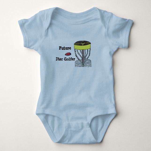 Future Disc Golfer baby onsie bodysuit (Front)
