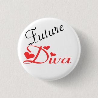 Future Diva 1 Inch Round Button