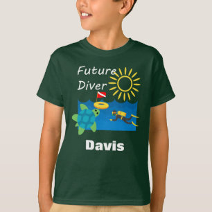 Future Diver Design - T-shirt de base pour enfants