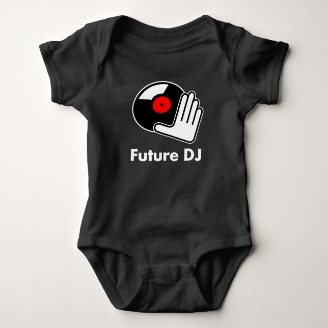Future DJ Baby Bodysuit (Front)