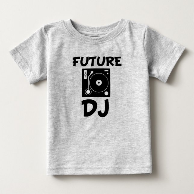 Future DJ funny baby shirt (Front)