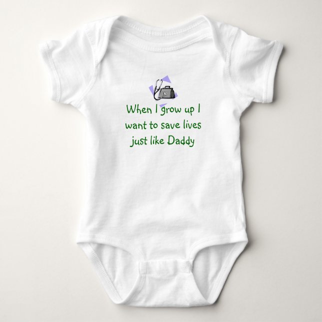 Future Doctor Baby Bodysuit (Front)