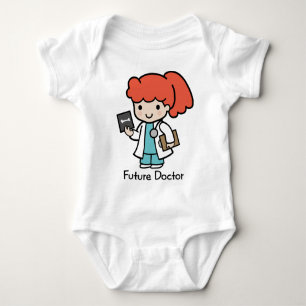 Future Doctor - Girl Baby Bodysuit