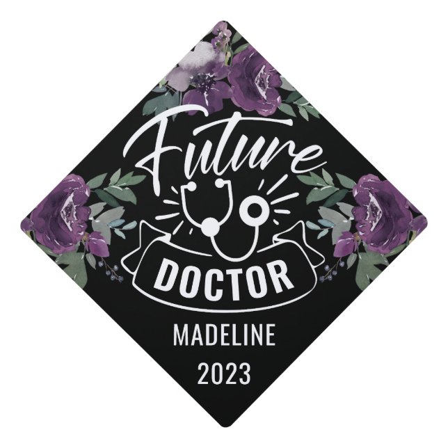 Future Doctor Graduation Cap Topper (Front)