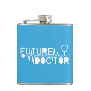 Future doctor medecine Stethoscope Hip Flask