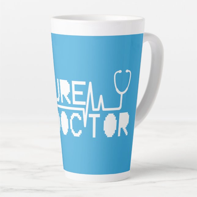 Future doctor medecine Stethoscope Latte Mug (Right Angle)