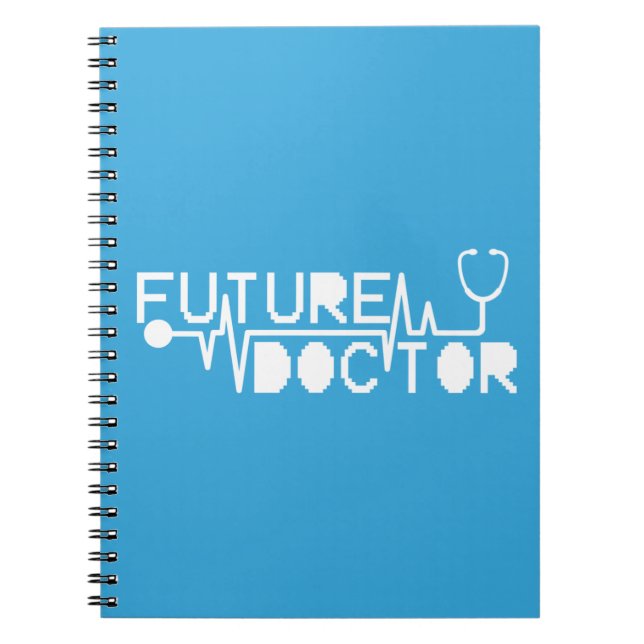 Future doctor medecine Stethoscope Notebook (Front)