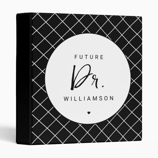 Future Doctor | Medical School Doctoral Student Binder (Front/Spine)