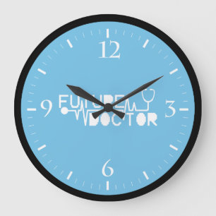Future doctor medicine Stethoscope Large Clock
