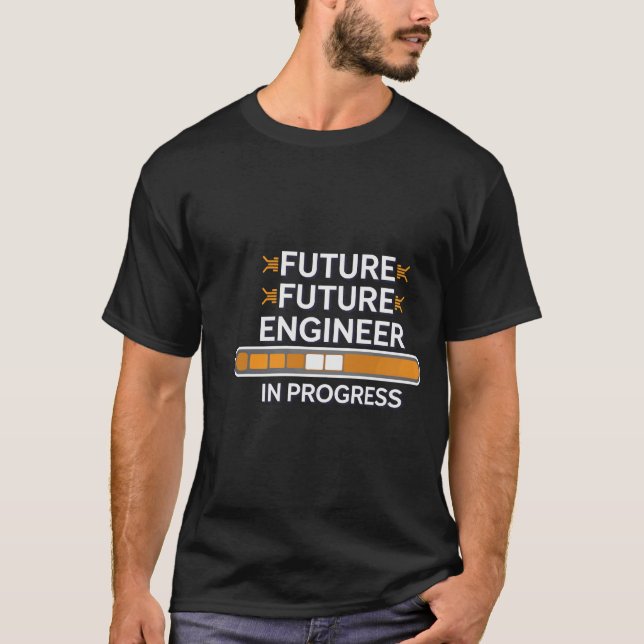 "Future Dreams In Progress – Wear Your Ambition!" T-Shirt (Front)