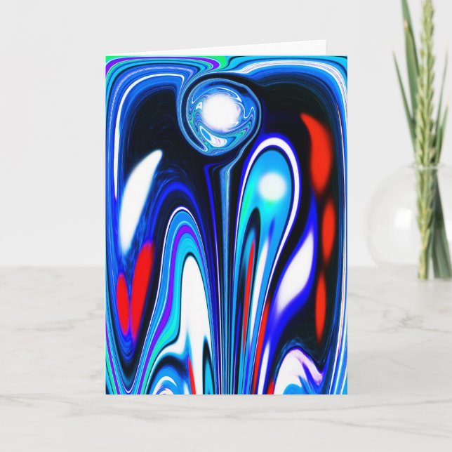 Future Elements art Holiday Card (Front)