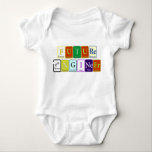 Future Engineer Baby Bodysuit (creeper)<br><div class="desc">This unique design was created by Periodyc Design,  LLP.  It features Future Engineer written in the periodic elements,  the building blocks of chemistry!   This makes a perfect gift for any expectant mother!!</div>