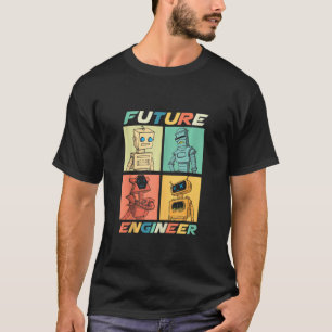 Future Engineer Costume Robot Robotics Adults & Ki T-Shirt