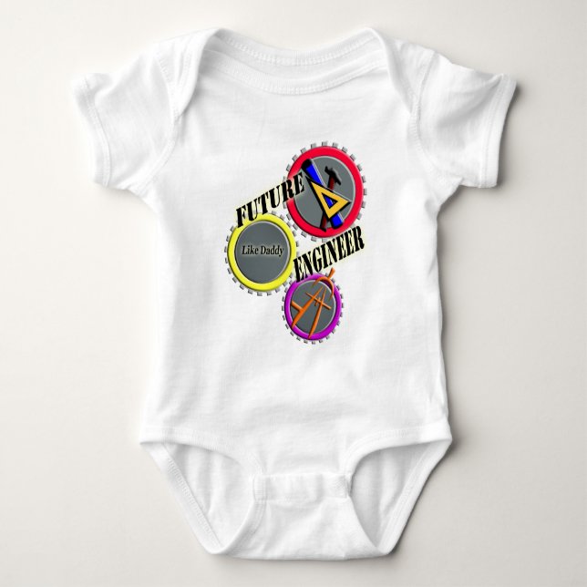 Future Engineer Diaper Shirt (Front)