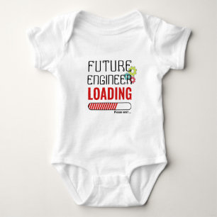 Future Engineer Loading Trendy Personalized Unisex Baby Bodysuit