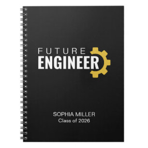 Future Engineer Personalized Graduation Notebook