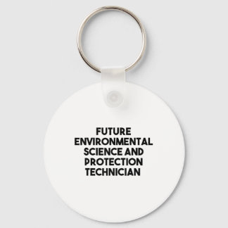 Future Environmental Science And Protection Techni Keychain