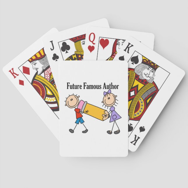 Future Famous Author Playing Cards (Back)