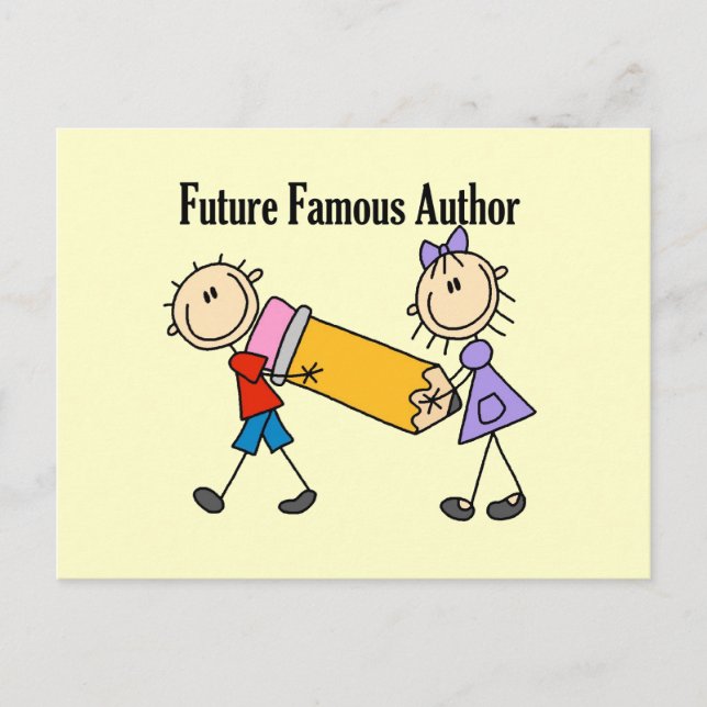 Future Famous Author Postcard (Front)