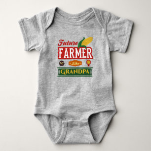 Future Farmer Like My Grandpa Baby Bodysuit