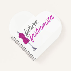 Future Fashionista Sewing Fashion Design Mannequin Notebook