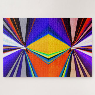 Future fast travel art jigsaw puzzle
