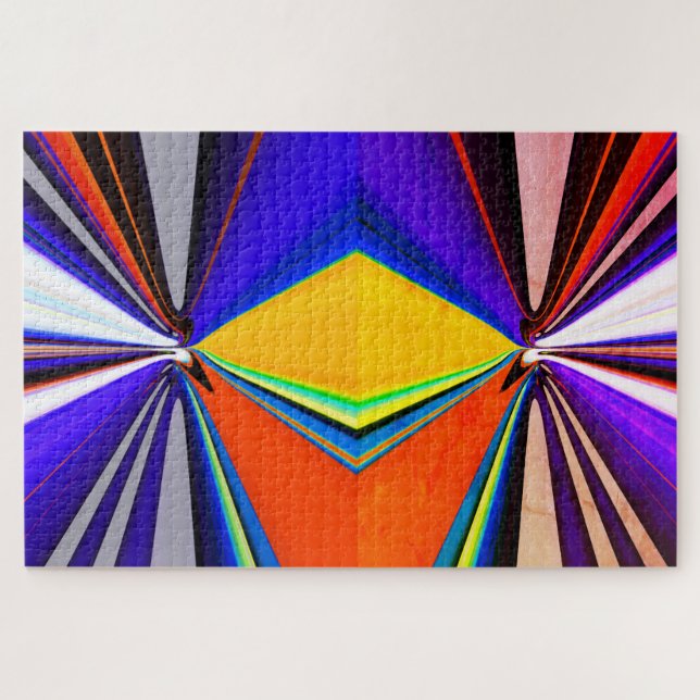 Future fast travel art jigsaw puzzle (Horizontal)