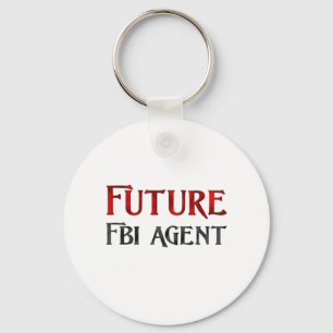 Future Fbi Agent Keychain