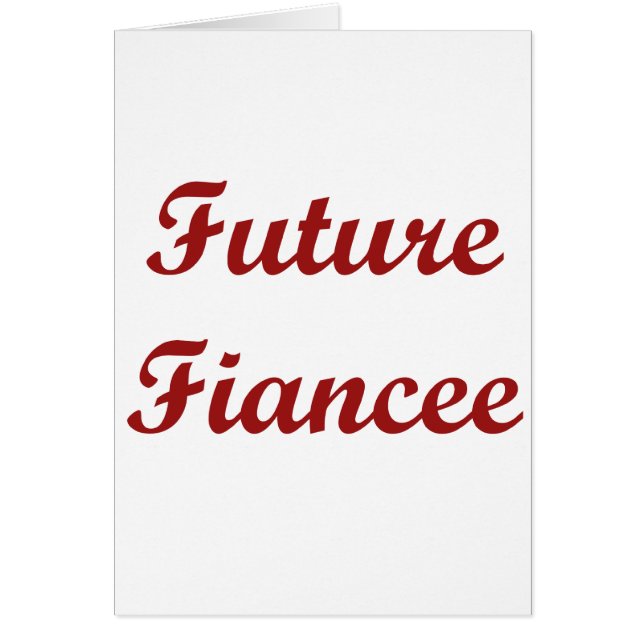 Future Fiancee (Front)