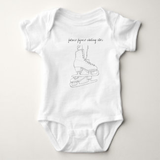 Future figure skating star baby bodysuit